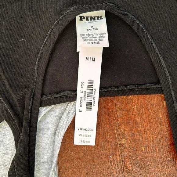 NWT Set of 2 VS Pink Base Cotton Bodysuits - Picture 4 of 11